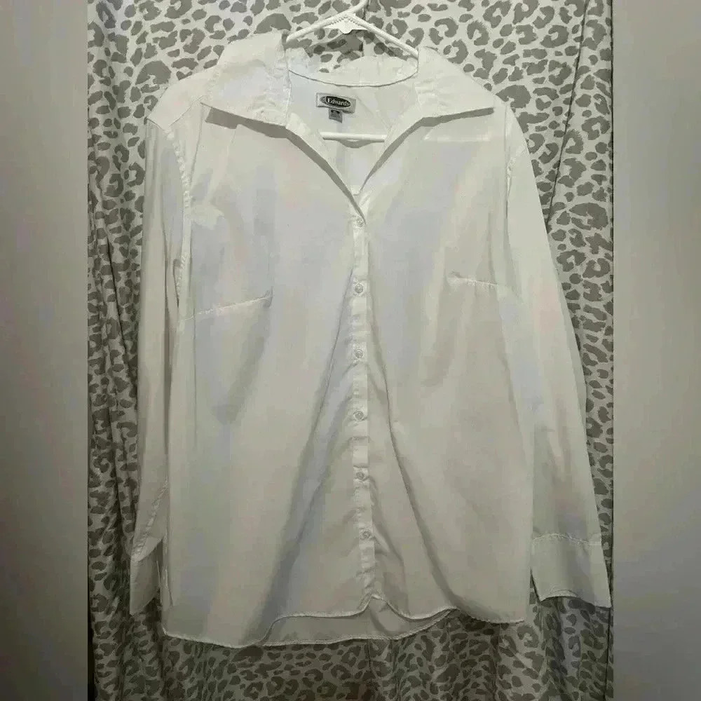 Edward’s White Button Up